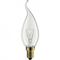Лампа PHILIPS свечеобразная  BХS35 40W 230V E14 CL
